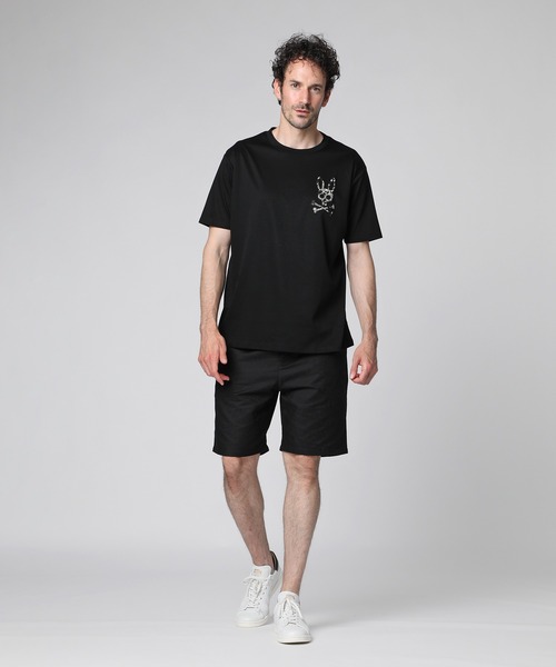 Psycho Bunny(サイコバニー)の「ペイズリーロゴ シルケットスムース Tシャツ(Tシャツ/カットソー・メンズ・ネイビー/ホワイト/ブラック・SMALL/MEDIUM/LARGE/X-LARGE)」の15枚目の写真