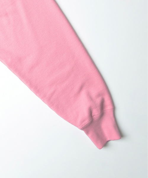HOLIDAY（ホリデイ）の「POLYCOTTON SWEAT HOODIE ポリコットンスウェットフーディ（パーカー・レディース・ネイビー/ピンク・ONE SIZE）」の5枚目の写真