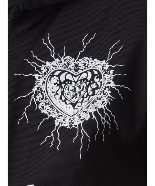 Ank Rouge（アンクルージュ）の「ゴシックショートパーカー（パーカー・レディース・ホワイト/ブラック/ピンク/ブルー・M）」の10枚目の写真