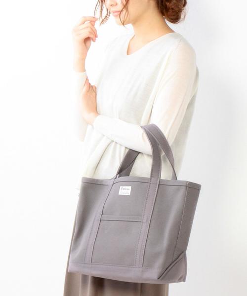 ORCIVAL(オーシバル)の「オーシバル/ORCIVAL キャンバストート(トートバッグ・レディース・オフホワイト/ダークグレー・フリー)」の8枚目の写真