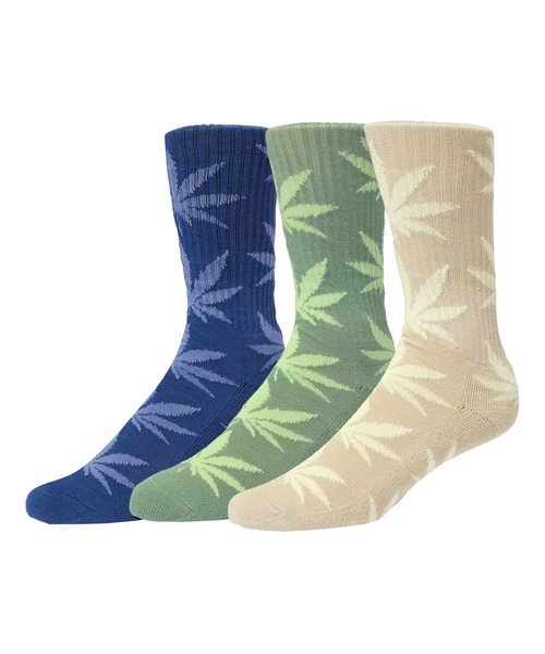 HUF SET 3 PACK PL SOCK / HUF ハフ ソックス 靴下（ソックス/靴下）｜HUF（ハフ）