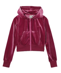 X-girl | VELOUR ZIP UP HOODIE(パーカー)