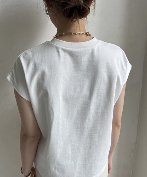 DouDou(ドゥドゥ)の「【WEB限定】ランダムパールTEE(Tシャツ/カットソー・レディース・ブラック/ホワイト・FREE)」の15枚目の写真