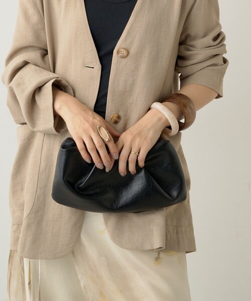 Omekashi(オメカシ)の「2WAYロングハンドルバッグ(トートバッグ・レディース・ブラック/シルバー・ONE SIZE)」の2枚目の写真