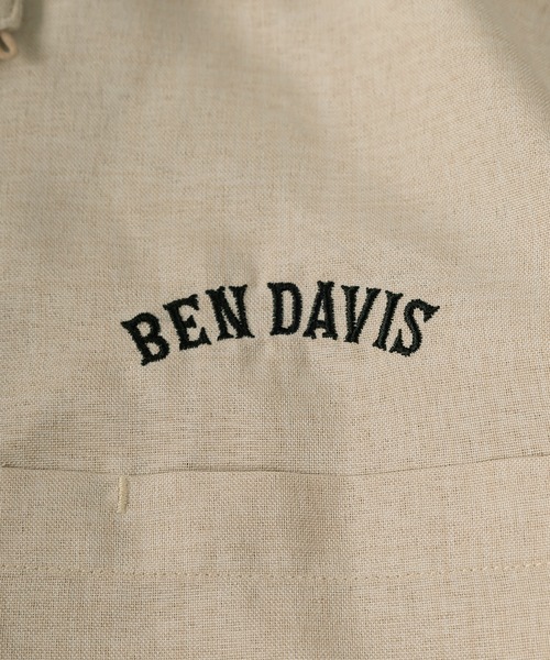 BEN DAVIS(ベンデイビス)の「【BENDAVIS/ベンデイビス】SCRIBBLE EMBRO S/S SHIRT/リネンライク 落書きデザイン オープンカラー 半袖シャツ オーバーサイズ(シャツ/ブラウス・メンズ・ベージュ/ブラック・XL/L/M)」の4枚目の写真