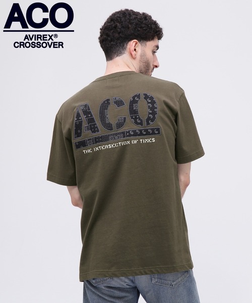 AVIREX（アヴィレックス）の「《CROSSOVER》DENIM POCKET T-SHIRT / クロスオーバー デニム ポケット Tシャツ  / AVIREX / アヴィレックス（Tシャツ/カットソー・メンズ・ホワイト/ブラック/オリーブ・MEDIUM/LARGE/X-LARGE/XX-LARGE）」の3枚目の写真