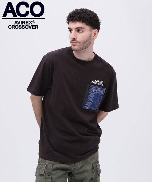 《CROSSOVER》DENIM POCKET T-SHIRT / クロスオーバー デニム ポケット Tシャツ / AVIREX / アヴィレックス（Tシャツ/カットソー）｜AVIREX（アヴィレックス） 7,647円