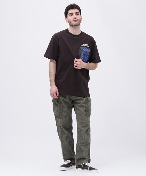 AVIREX（アヴィレックス）の「《CROSSOVER》DENIM POCKET T-SHIRT / クロスオーバー デニム ポケット Tシャツ  / AVIREX / アヴィレックス（Tシャツ/カットソー・メンズ・ホワイト/ブラック/オリーブ・MEDIUM/LARGE/X-LARGE/XX-LARGE）」の15枚目の写真