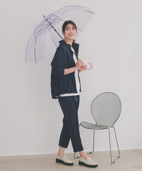 Elura（エルーラ）の「＜梅雨対応＞撥水マンパ/122203（マウンテンパーカー・レディース・ダークネイビー/ベージュ・FREE）」の6枚目の写真