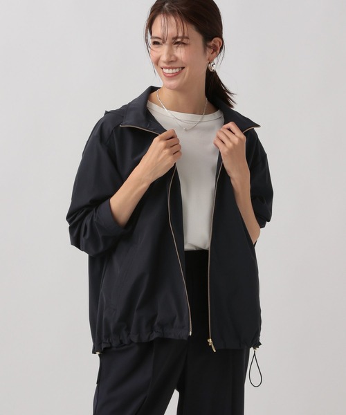 Elura（エルーラ）の「＜梅雨対応＞撥水マンパ/122203（マウンテンパーカー・レディース・ダークネイビー/ベージュ・FREE）」の7枚目の写真