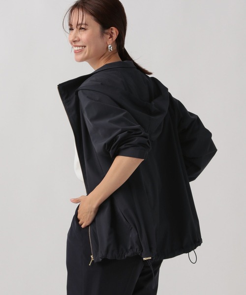 Elura（エルーラ）の「＜梅雨対応＞撥水マンパ/122203（マウンテンパーカー・レディース・ダークネイビー/ベージュ・FREE）」の8枚目の写真