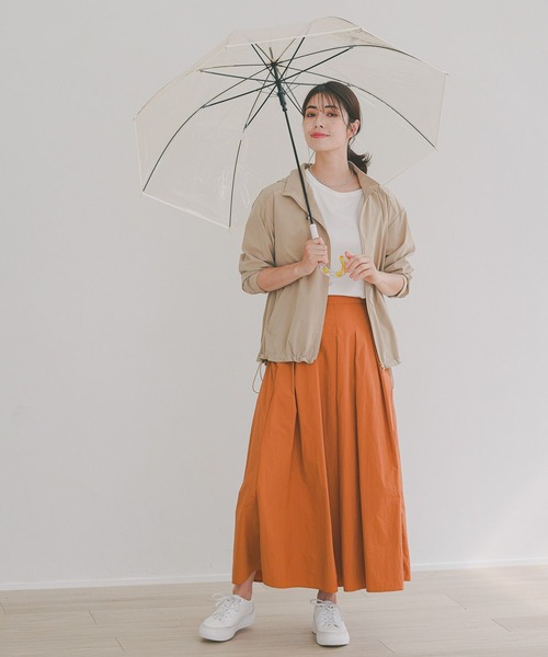 Elura（エルーラ）の「＜梅雨対応＞撥水マンパ/122203（マウンテンパーカー・レディース・ダークネイビー/ベージュ・FREE）」の15枚目の写真