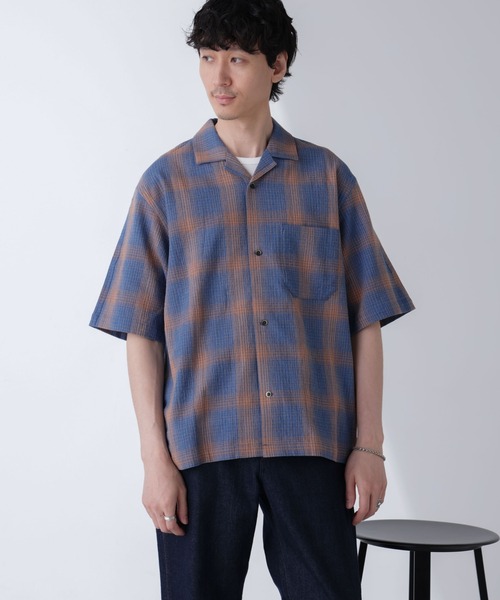 NANO universe（ナノユニバース）の「パナマクロスチェックオープンカラーシャツ（シャツ/ブラウス・メンズ・その他1/その他2・M/L）」の12枚目の写真