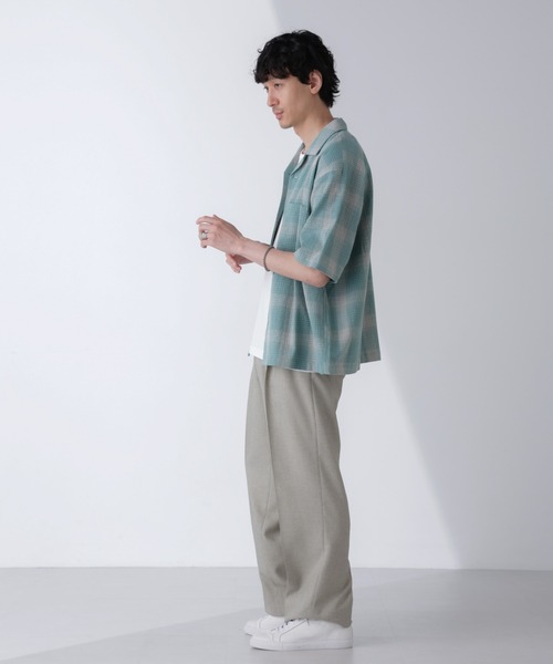 NANO universe（ナノユニバース）の「パナマクロスチェックオープンカラーシャツ（シャツ/ブラウス・メンズ・その他1/その他2・M/L）」の22枚目の写真