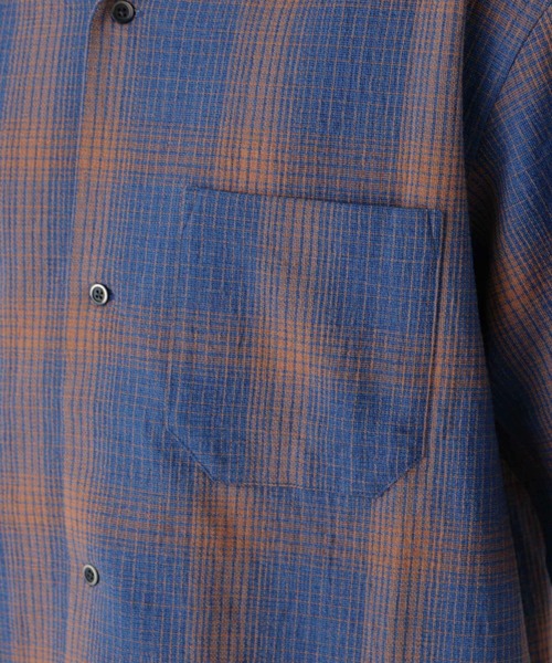 NANO universe（ナノユニバース）の「パナマクロスチェックオープンカラーシャツ（シャツ/ブラウス・メンズ・その他1/その他2・M/L）」の17枚目の写真