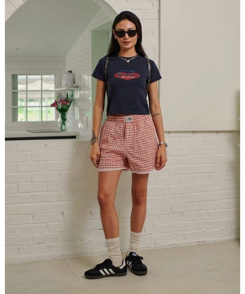 BITTER CELLS（ビターセルズ）の「BITTER CELLS／BELLA Tシャツ（Tシャツ/カットソー・レディース・ダークグレー/アイボリー/グレー・FREE）」の9枚目の写真