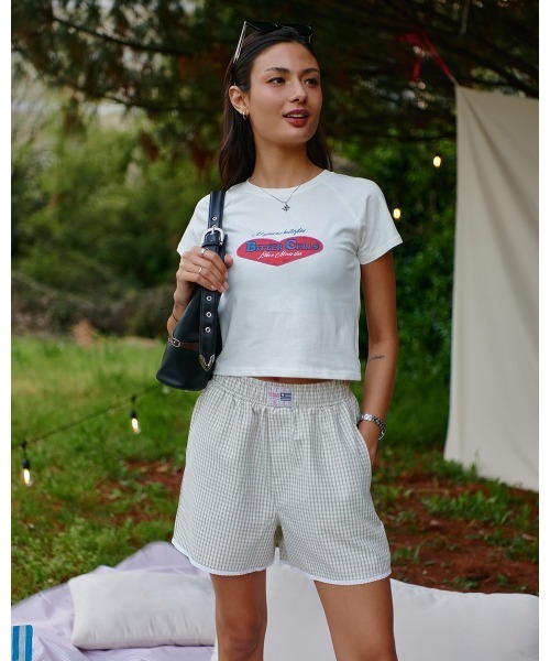 BITTER CELLS（ビターセルズ）の「BITTER CELLS／BELLA Tシャツ（Tシャツ/カットソー・レディース・ダークグレー/アイボリー/グレー・FREE）」の18枚目の写真