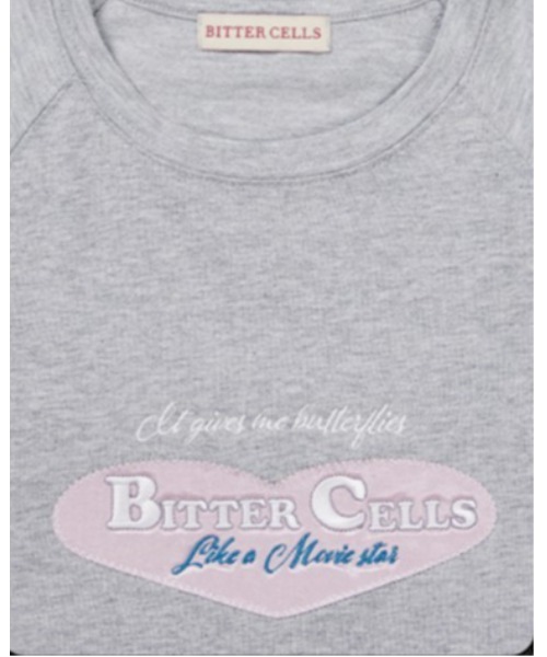 BITTER CELLS（ビターセルズ）の「BITTER CELLS／BELLA Tシャツ（Tシャツ/カットソー・レディース・ダークグレー/アイボリー/グレー・FREE）」の22枚目の写真