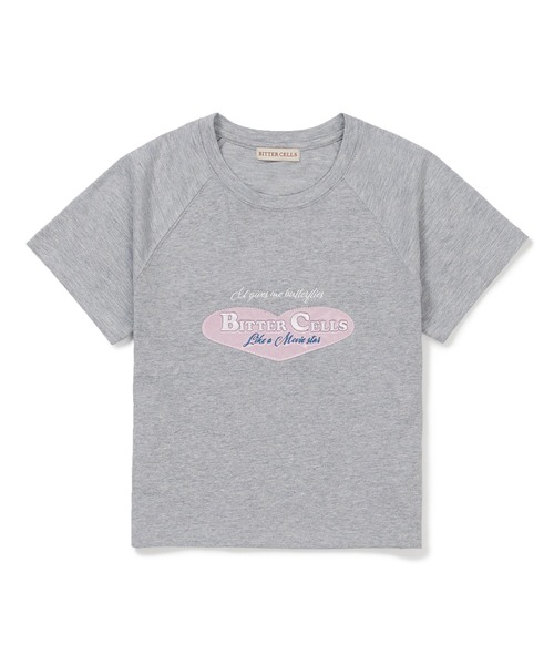 BITTER CELLS（ビターセルズ）の「BITTER CELLS／BELLA Tシャツ（Tシャツ/カットソー・レディース・ダークグレー/アイボリー/グレー・FREE）」の20枚目の写真