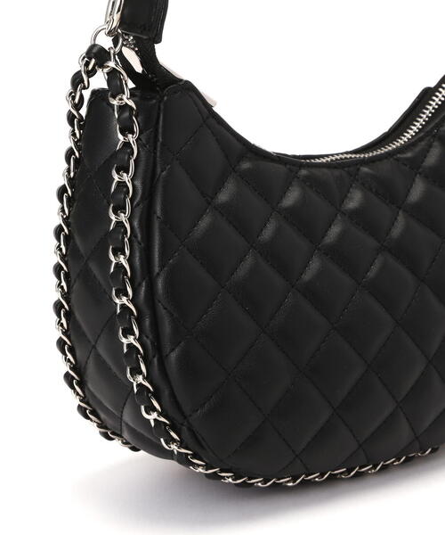 N.(N. Natural Beauty Basic)(エヌエヌナチュラルビューティーベーシック)の「◆チェーンハートムーン型ミニショルダーバッグ(ショルダーバッグ・レディース・ピンク/ブラック・フリ-)」の11枚目の写真