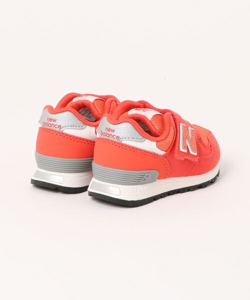 NEW BALANCE（ニューバランス）の「new balance ニューバランス IO313 ベビースニーカー ベビーシューズ 子供靴 ワンベルト 730313（スニーカー・キッズ・レッド/ダークブラウン・12.5cm/13.0cm/13.5cm/14.0cm/14.5cm/15.0cm/15.5cm/16.0cm/16.5cm）」の4枚目の写真