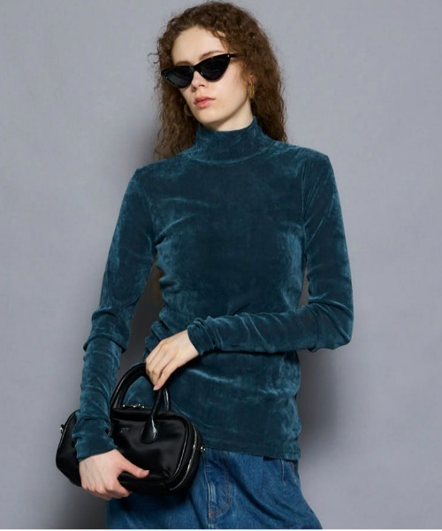 Velor Mesh Tops/ベロアメッシュトップス【MAISON SPECIAL