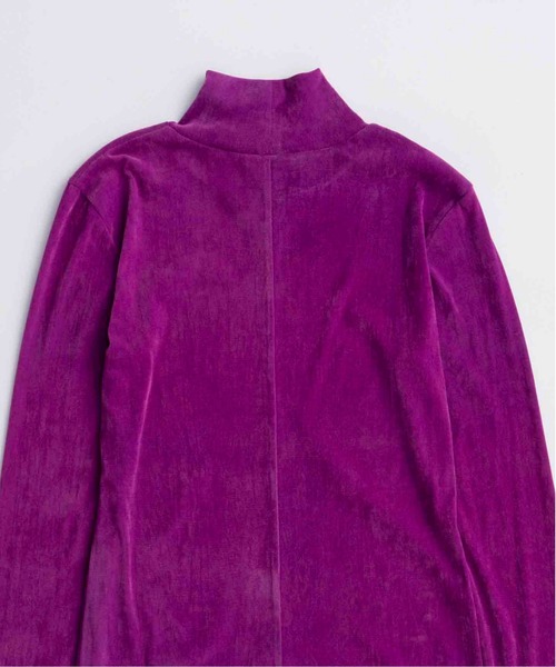 maison special ベロアスウェット Velor Mesh Tops