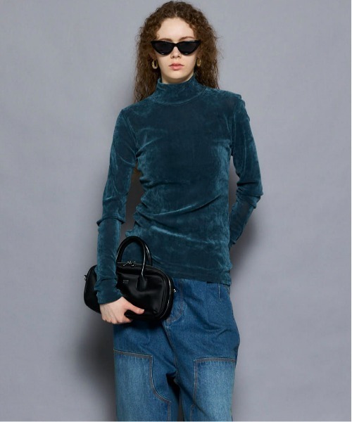 メゾンスペシャル　Hand Cover Velor Tops/ベロアトップス MAISON SPECIAL（メゾンスペシャル）の「Hand Cover Velor Tops