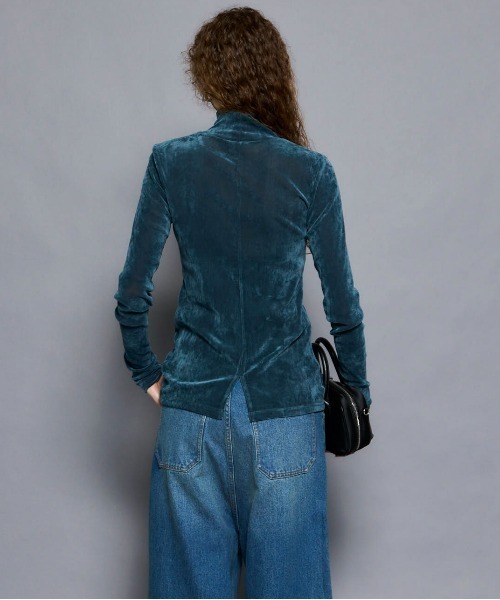 Velor Mesh Tops/ベロアメッシュトップス【MAISON SPECIAL