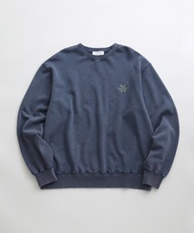 オーガニックコットン クルーネック ロゴ スウェット / UNISEX