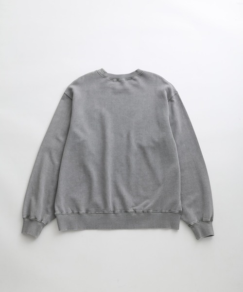 ADAM ET ROPE'（アダムエロペ）の「オーガニックコットン クルーネック ロゴ スウェット / UNISEX（スウェット・メンズ・スミクロ/ブルー系その他3/パープル系その他・L/M）」の9枚目の写真