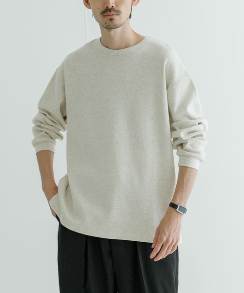 URBAN RESEARCH（アーバンリサーチ）の「『UR TECH』度詰めワッフルロングスリーブ（Tシャツ/カットソー・メンズ・ライトグレー/オートミール/ホワイト/ブラック・SMALL/X-LARGE/LARGE/MEDIUM）」の11枚目の写真