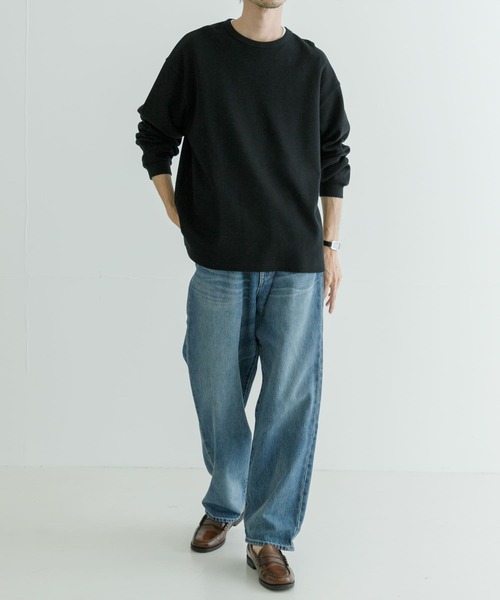 URBAN RESEARCH（アーバンリサーチ）の「『UR TECH』度詰めワッフルロングスリーブ（Tシャツ/カットソー・メンズ・ライトグレー/オートミール/ホワイト/ブラック・SMALL/X-LARGE/LARGE/MEDIUM）」の17枚目の写真