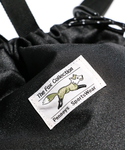 PENNEYS(ぺニーズ)の「PENNEY'S / ペニーズ THE FOX DRAWSTRING BAG ワンポイント ドローストリングバッグ 巾着バッグ(トートバッグ・メンズ・ブラック/オリーブ/ネイビー/ベージュ・FREE)」の16枚目の写真