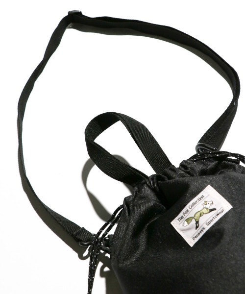 PENNEYS(ぺニーズ)の「PENNEY'S / ペニーズ THE FOX DRAWSTRING BAG ワンポイント ドローストリングバッグ 巾着バッグ(トートバッグ・メンズ・ブラック/オリーブ/ネイビー/ベージュ・FREE)」の15枚目の写真