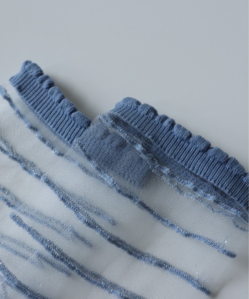 emesuelee（エメスーリー）の「ラインシアーソックス（ソックス/靴下・レディース・ブラック/レッド/ホワイト/ピンク/イエロー/パープル/ブルー・フリー）」の16枚目の写真