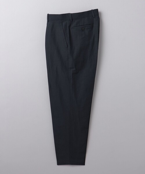 【超美品】＜SOVEREIGN＞ソリッド ツイル １プリーツ スラックス SOVEREIGN＞ソリッド トロピカル 1プリーツ スラックス NATURAL