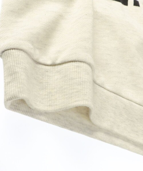 BRANSHES（ブランシェス）の「【ゆったり】カレッジロゴ7分袖Tシャツ（Tシャツ/カットソー・キッズ・ピンク系その他/杢グレー/キャメル/キナリ・80/100/110/120/140/130/150/90）」の9枚目の写真