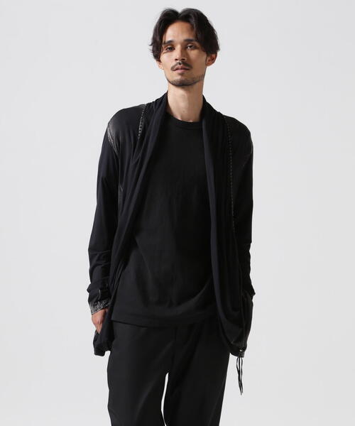 KMRii（ケムリ）の「KMRii/ケムリ/別注Cordoba Cardigan（カーディガン/ボレロ・メンズ・ブラック・3/2/1）」の2枚目の写真