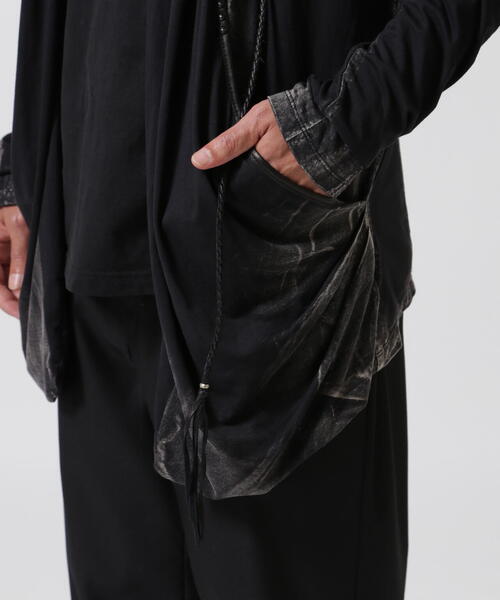 KMRii（ケムリ）の「KMRii/ケムリ/別注Cordoba Cardigan（カーディガン/ボレロ・メンズ・ブラック・3/2/1）」の10枚目の写真