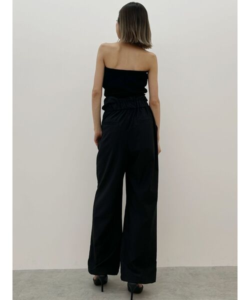 GYDA（ジェイダ）の「Symmetry GYDAラメembroideryベアトップス（チューブトップ・レディース・オフホワイト/ブラック・FREE）」の14枚目の写真