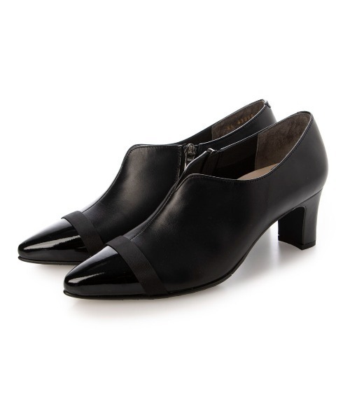 【セール】グログラン切り替えブーティー（ブーツ）｜Riz raffinee（リズラフィーネ）