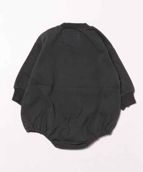 Ocean&Ground(オーシャン&グラウンド)の「IT’S PARTYプリントボディシャツ(肌着・キッズ・キナリ/ターコイズブルー/ブラック・70/80)」の4枚目の写真