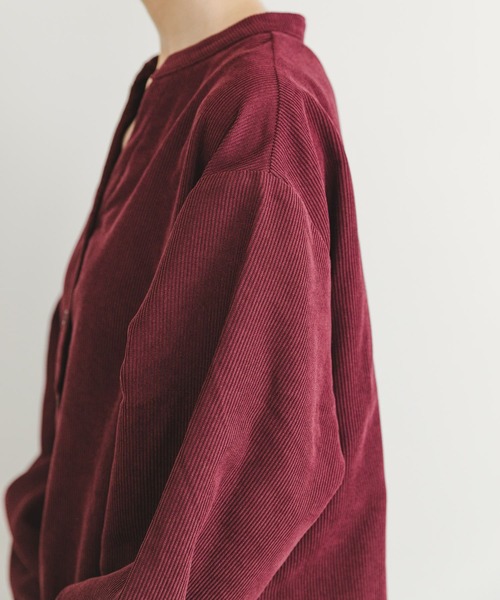 ITEMS URBANRESEARCH（アイテムズ アーバンリサーチ）の「コーデュロイスキッパーワンピース（ワンピース・レディース・ベージュ/バーガンディー/チャコールグレー・FREE）」の18枚目の写真