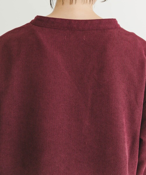 ITEMS URBANRESEARCH（アイテムズ アーバンリサーチ）の「コーデュロイスキッパーワンピース（ワンピース・レディース・ベージュ/バーガンディー/チャコールグレー・FREE）」の20枚目の写真