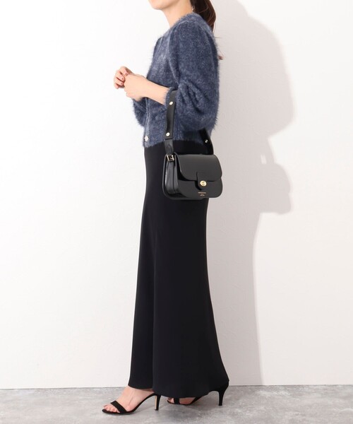 NOLLEY’S(ノーリーズ)の「【CHRISTIAN VILLA/クリスチャンヴィラ】 カブセショルダーバッグ(ショルダーバッグ・レディース・ブラック・FREE)」の7枚目の写真