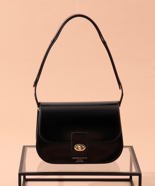 NOLLEY’S(ノーリーズ)の「【CHRISTIAN VILLA/クリスチャンヴィラ】 カブセショルダーバッグ(ショルダーバッグ・レディース・ブラック・FREE)」の13枚目の写真