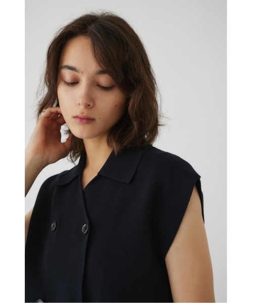 RIM.ARK（リムアーク）の「Cotton knit vest tops（ニット