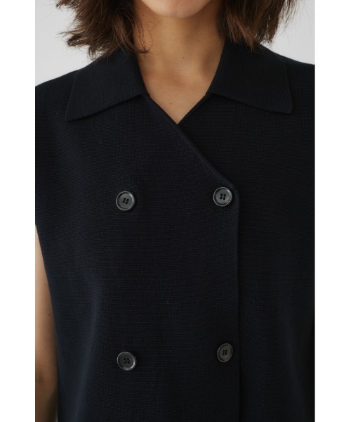 RIM.ARK（リムアーク）の「Cotton knit vest tops（ニット