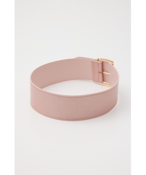 rienda（リエンダ）の「ビッグバックルベルト（ベルト・レディース・ブラック/ライトベージュ/ピンク・FREE）」の6枚目の写真